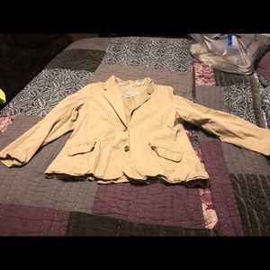 Size XL Old Navy tan (khaki) casual/dress jacket